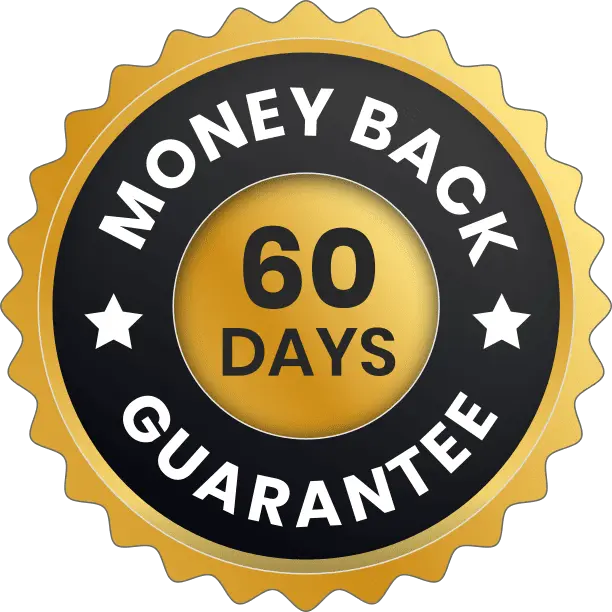 ViriFlow 60 day money back guarantee badge