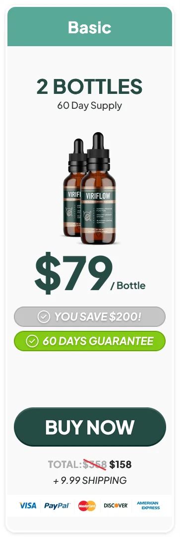 ViriFlow 2 bottle starter package for prostate support