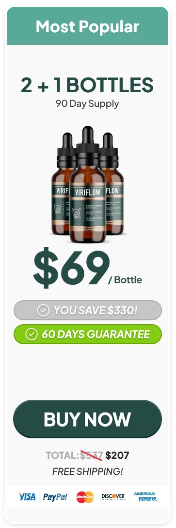 ViriFlow 3 bottle most popular pack with free shipping